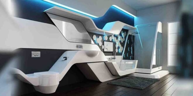 Showcasing Futuristic Interior Design elements
