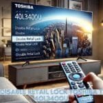 how to disable retail lock toshiba tv model 40l3400u: A Complete Guide