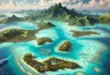 Map of South Pacific Bora Bora: A Tropical Paradise