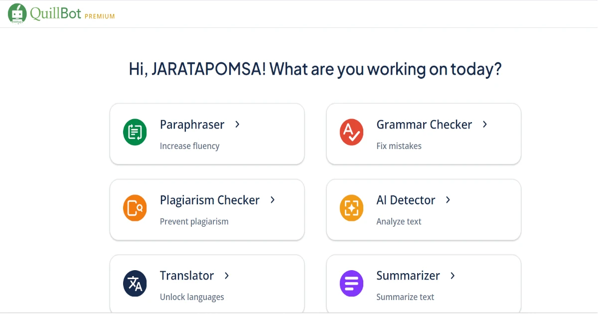 QuillBot – Best for Paraphrasing and Summarization